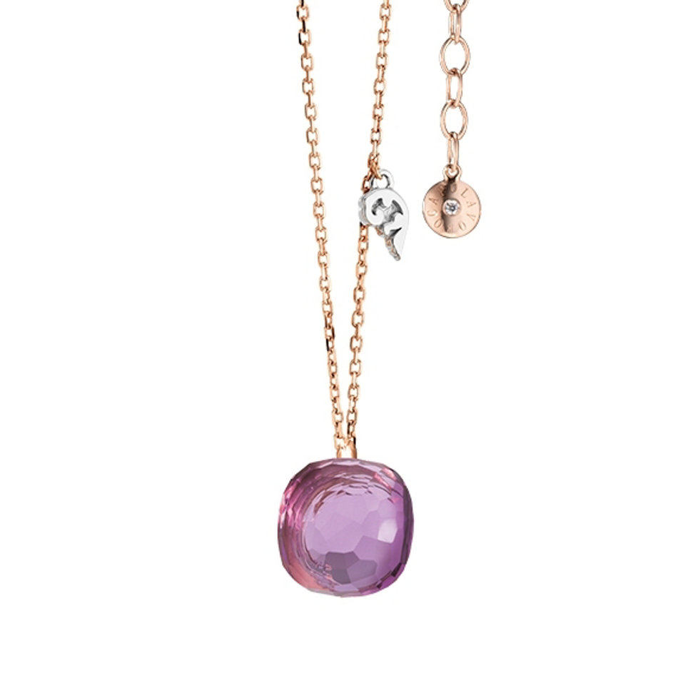 Náhrdelník s ametystem Happy Holi