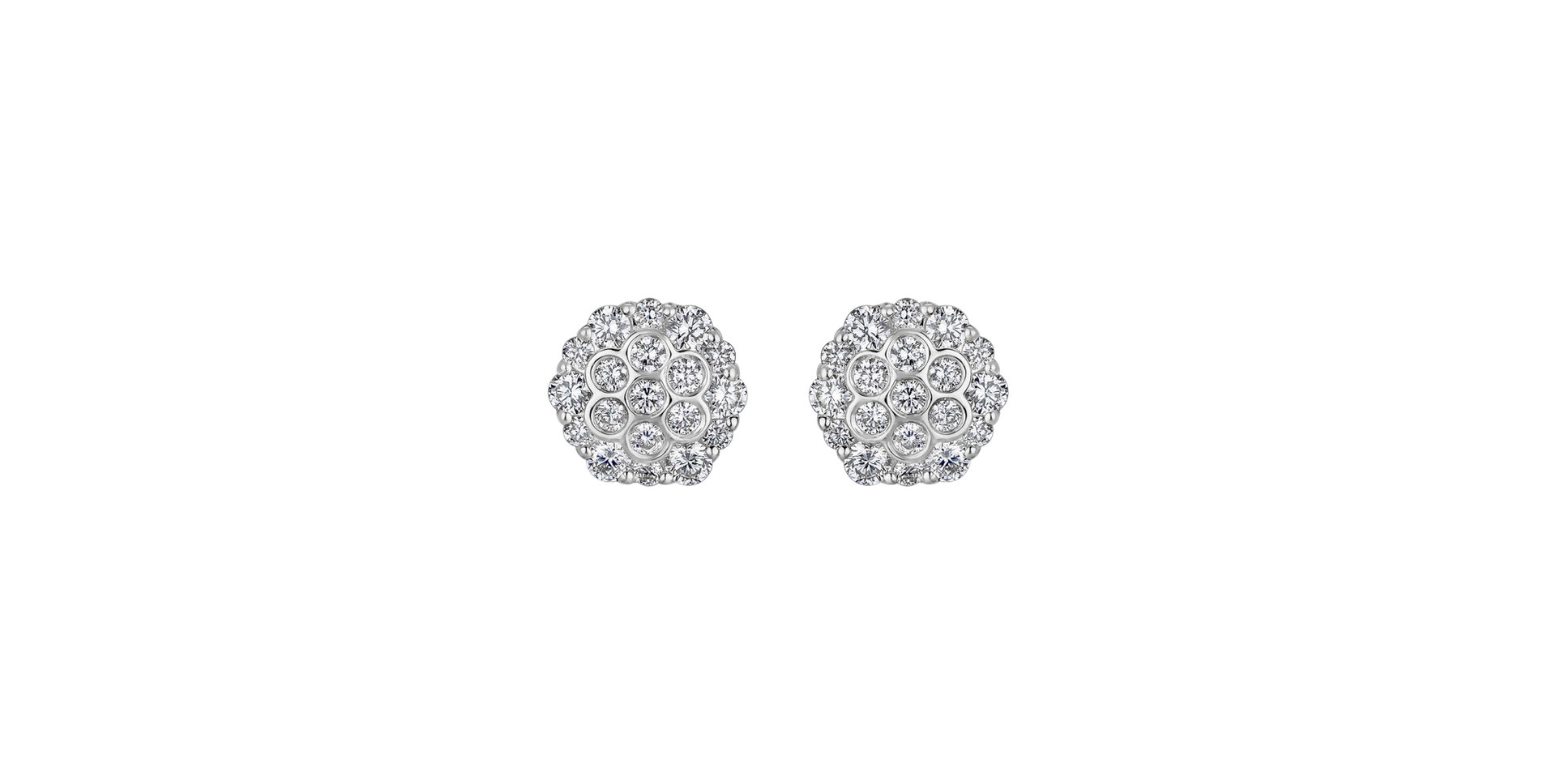 Náušnice s diamanty Glamorous