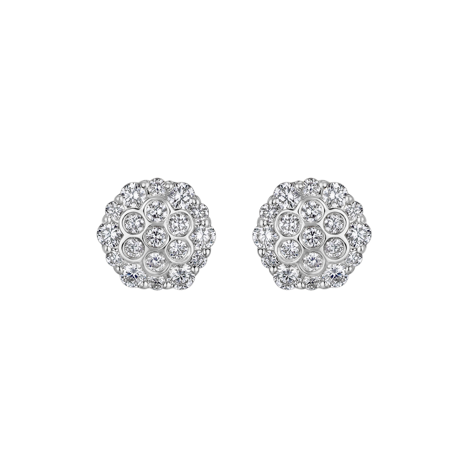 Náušnice s diamanty Glamorous