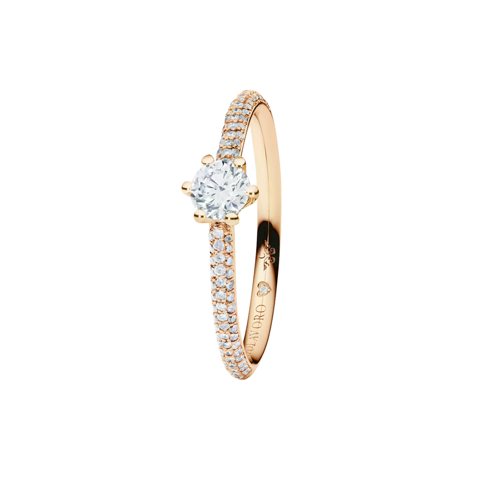 Prsten s diamanty Diamante in Amore