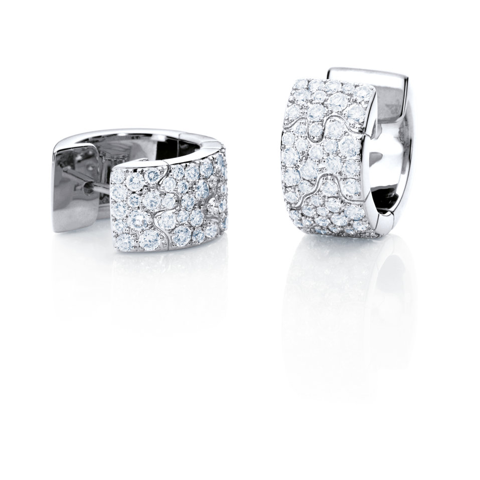 Náušnice s diamanty Vulcano