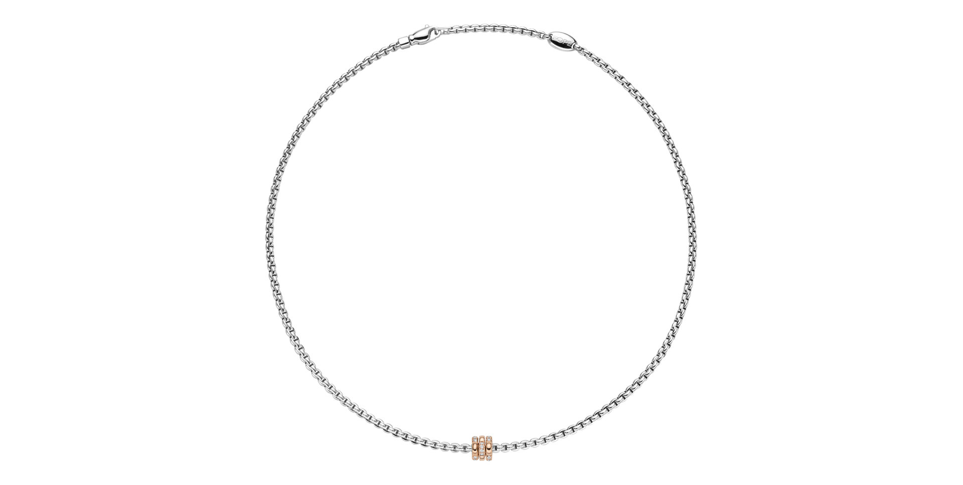 Náhrdelník s diamanty Flex'it