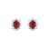 Náušnice s rubínem a diamanty Royal Aurora2