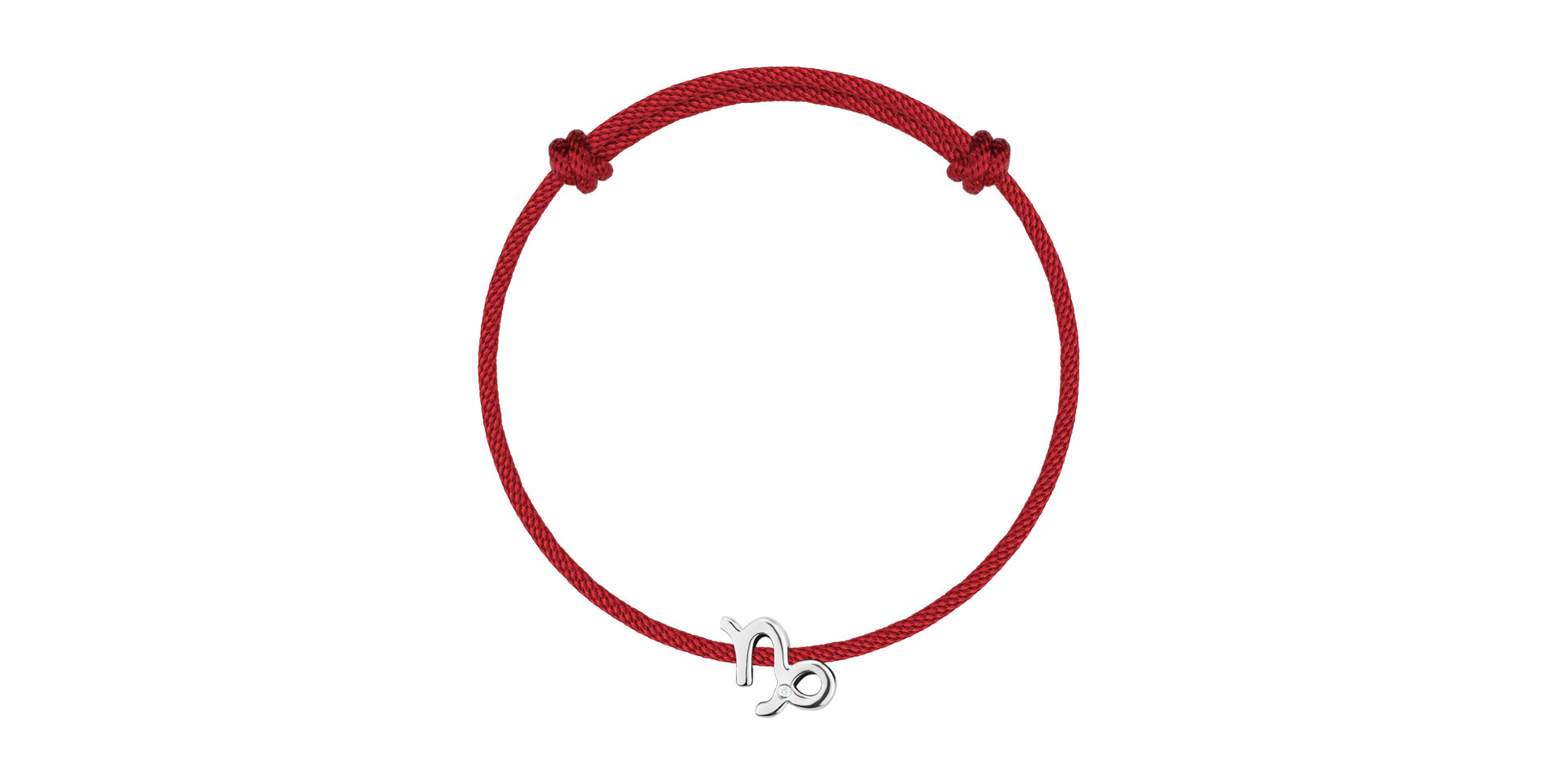 Diamantový náramek se šňůrkou Capricor