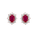 Náušnice s rubínem a diamanty Mary Magdalene2