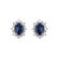 Náušnice s safírem a diamanty Mary Magdalene2