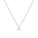 Náhrdelník s diamantem Flat Line A2