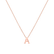 Náhrdelník s diamantem Flat Line A2