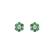 Náušnice s diamantem a smaragdy Shiny Constellation3