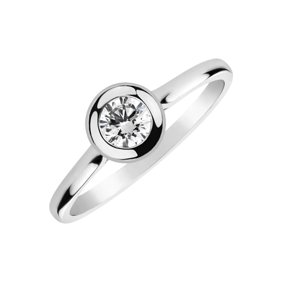 Prsten s diamantem Classy Dot