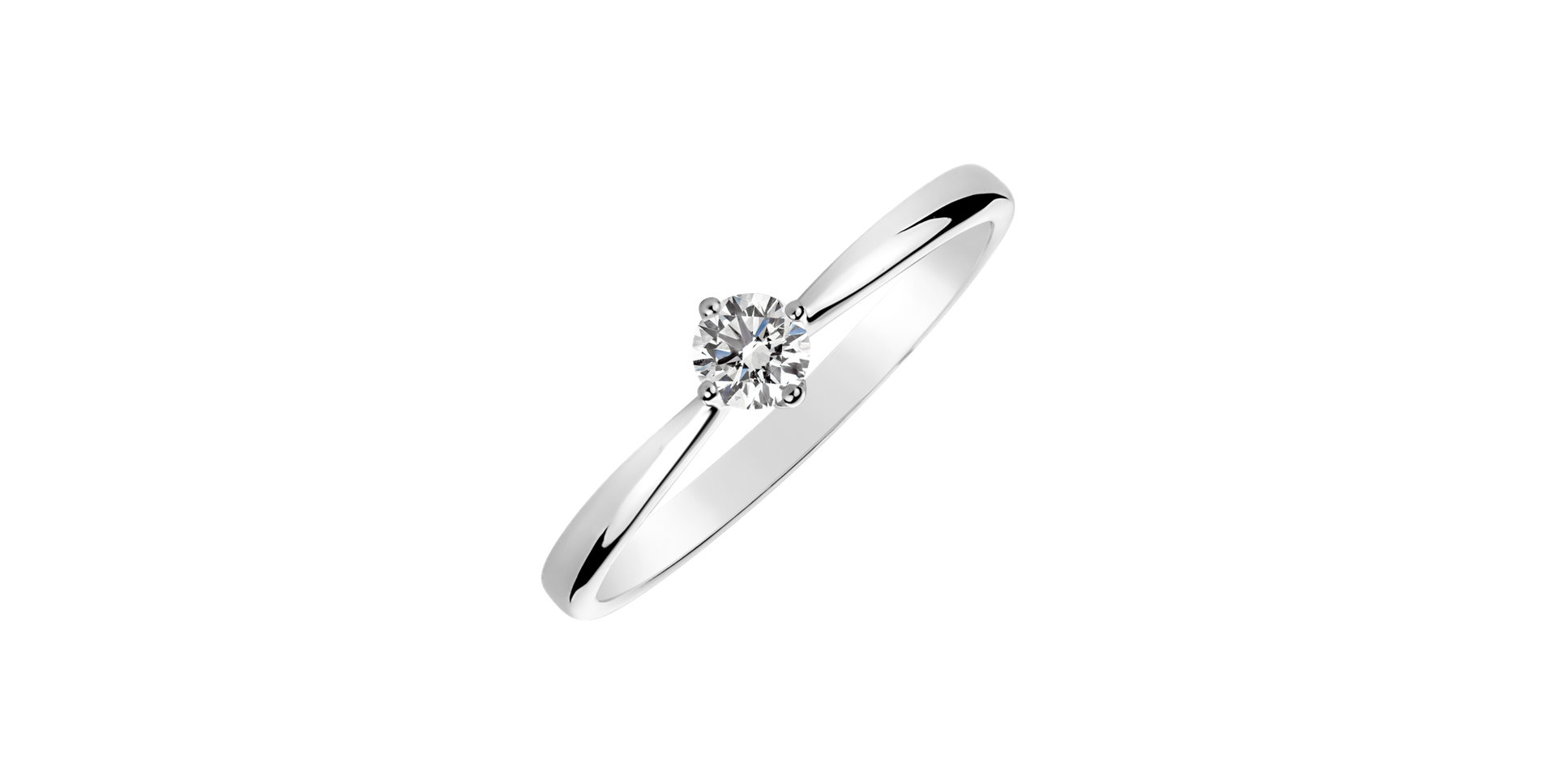 Prsten s diamantem Love Glow