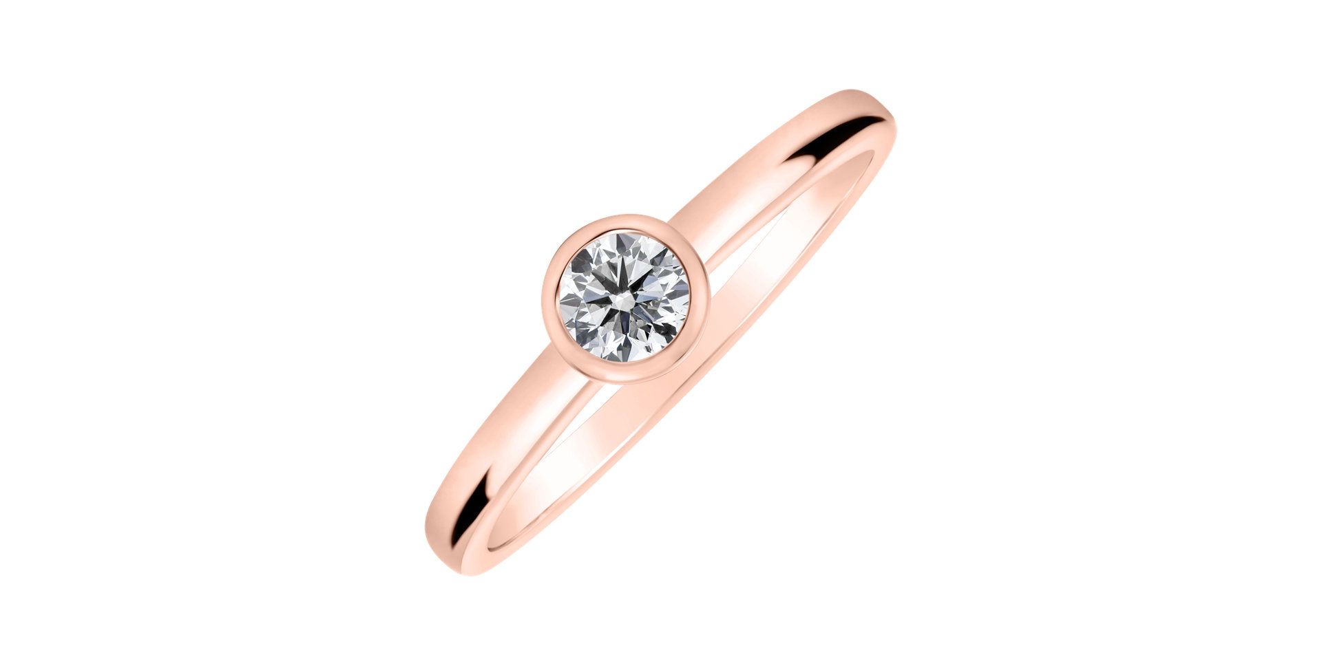 Prsten s diamantem Seductive Glow