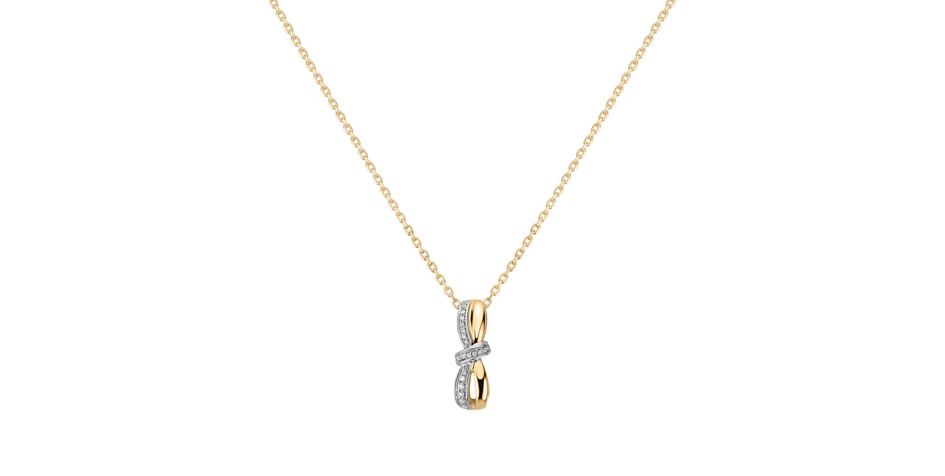 Přívěsek s diamanty Essential Ribbon