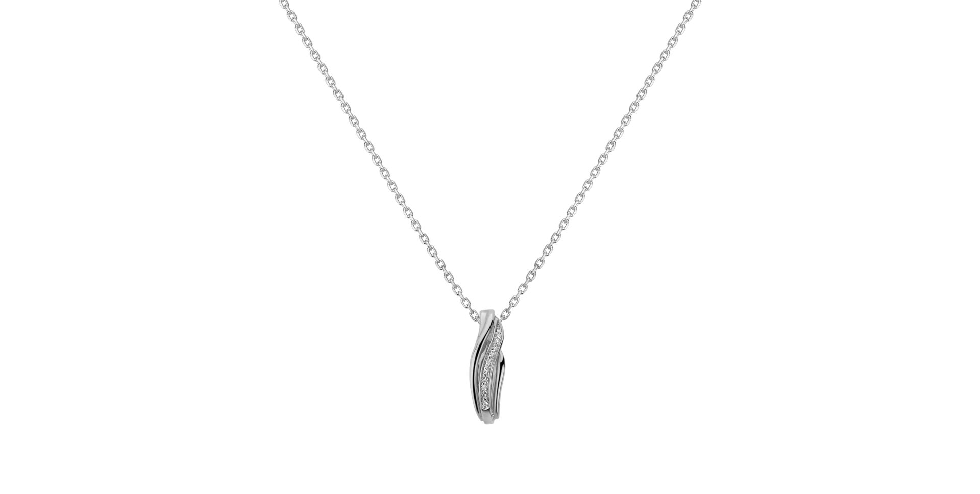 Přívěsek s diamanty Elegant Line