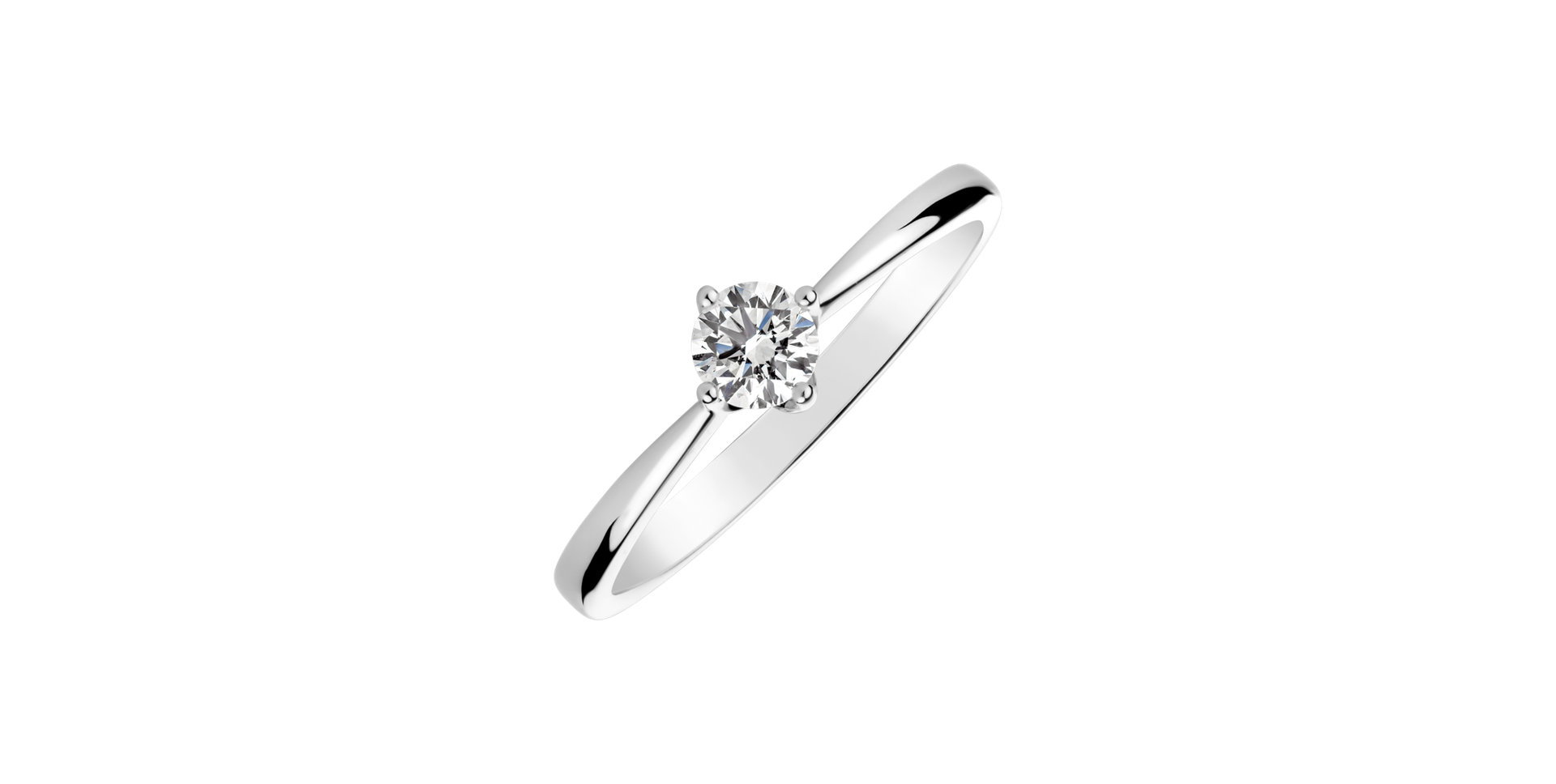 Prsten s diamantem Love Glow
