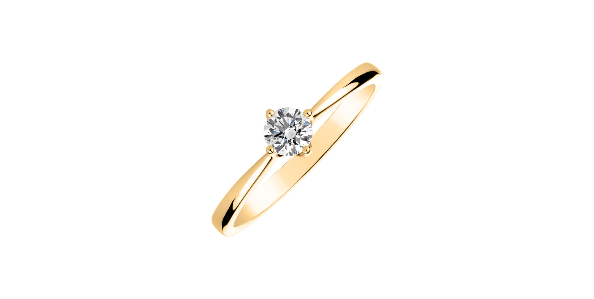 Prsten s diamantem Love Glow
