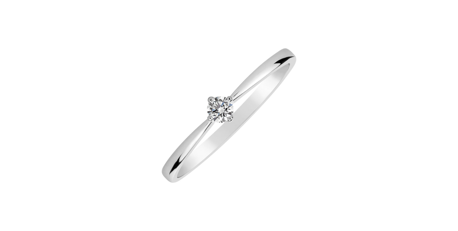 Prsten s diamantem Love Glow
