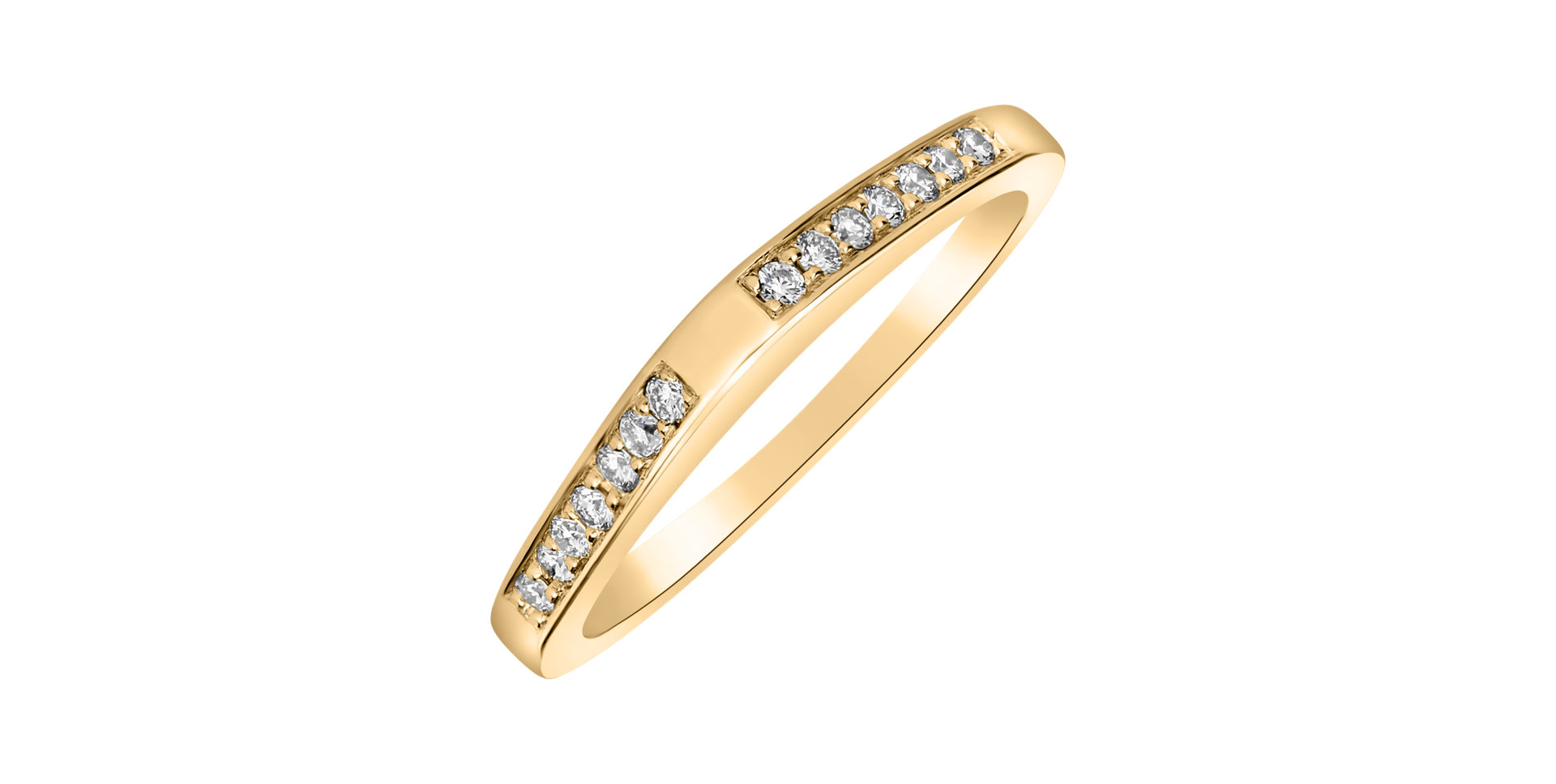 Prsten s diamanty Triangulum