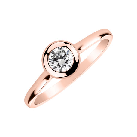 Prsten s diamantem Classy Dot