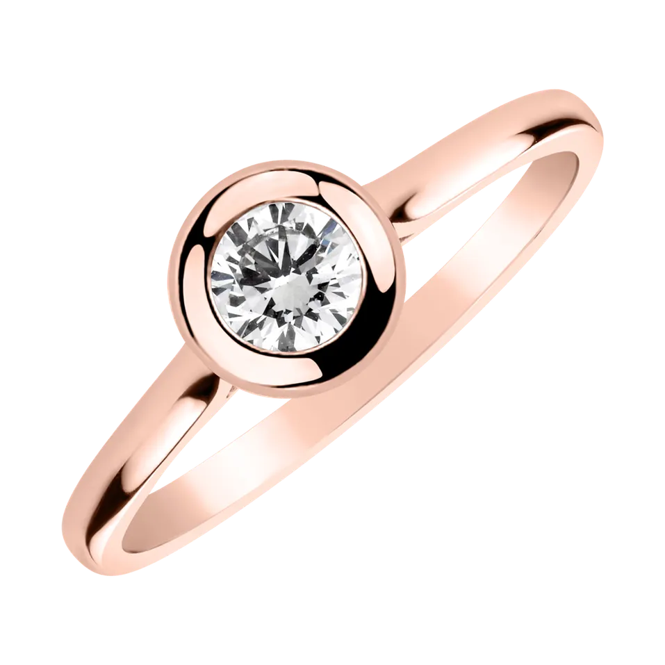 Prsten s diamantem Classy Dot