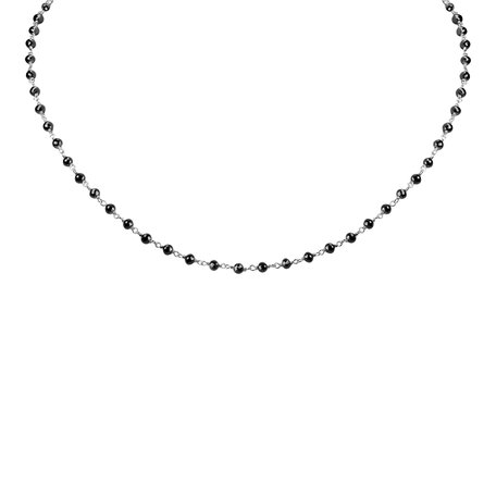 Náhrdelník s černými diamanty Dark Melody