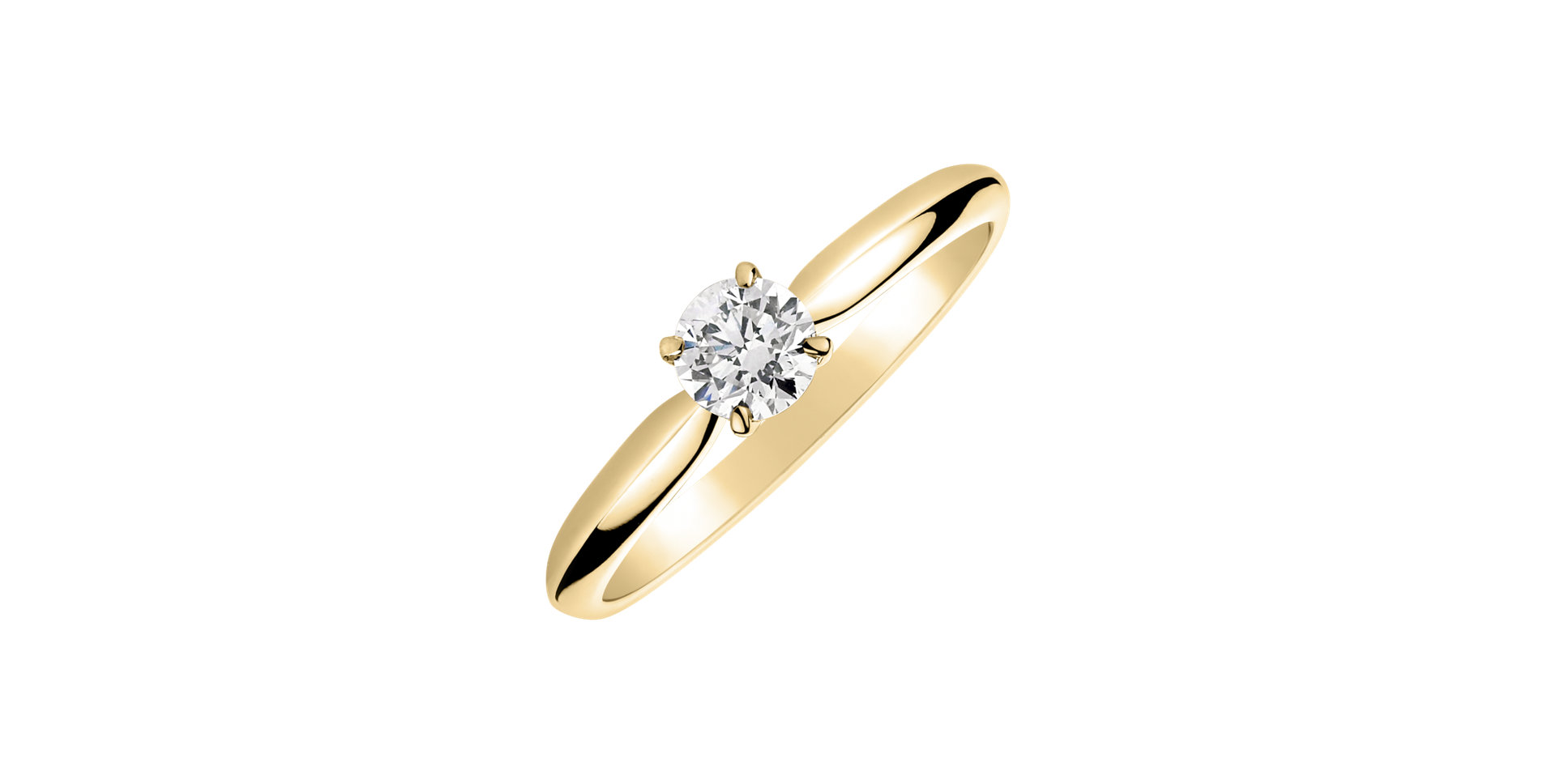 Prsten s diamantem One Love