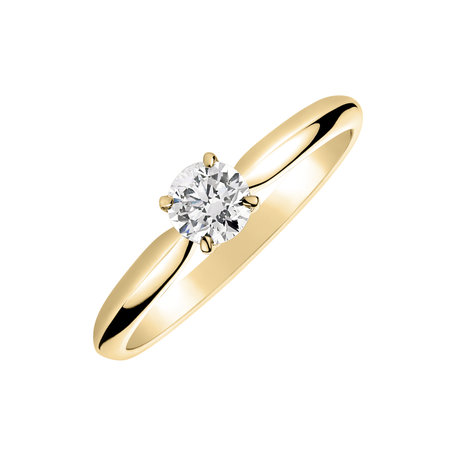 Prsten s diamantem One Love