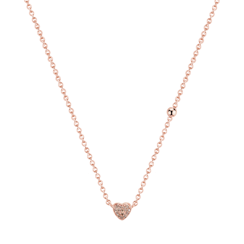 Náhrdelník s diamanty Tender Heart