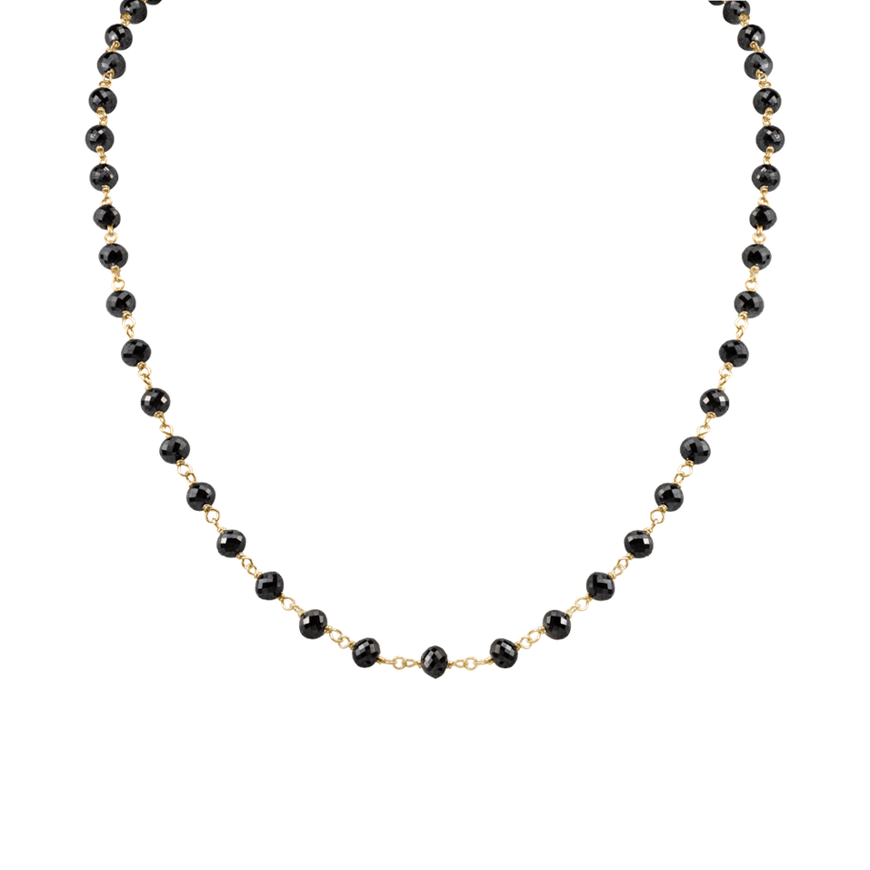 Náhrdelník s černými diamanty Dark Melody