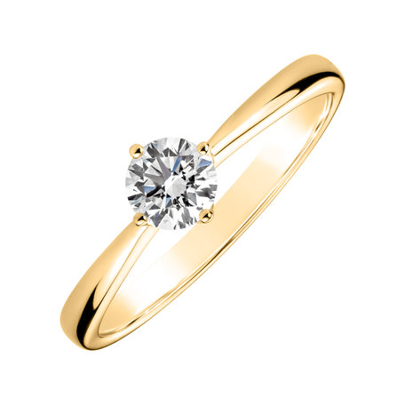 Prsten s diamantem Made with Love
