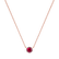 Náhrdelník s rubínem Essential Drop2