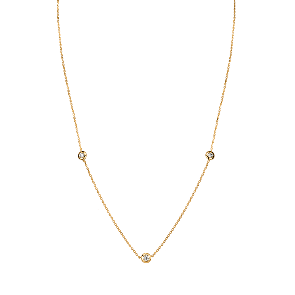 Náhrdelník s diamanty Dots
