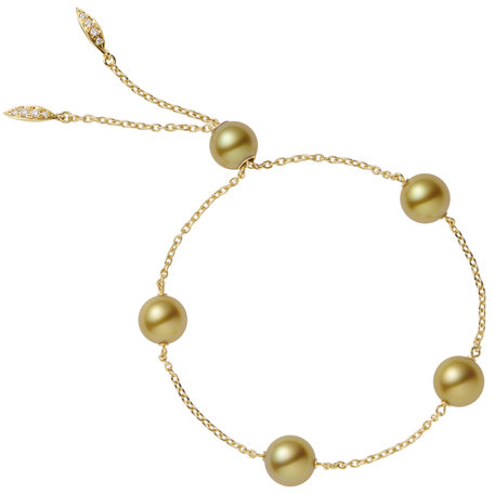 Náramek s diamanty a perlami Pearls In Motion Collection