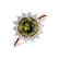 Prsten s diamanty a peridotem Stellar Sun2