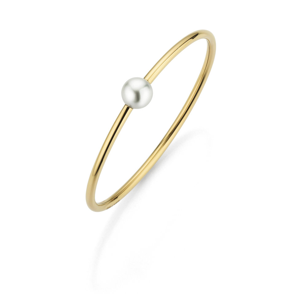 Náramek s mořskou bílou Jižní perlou Modern Classic
