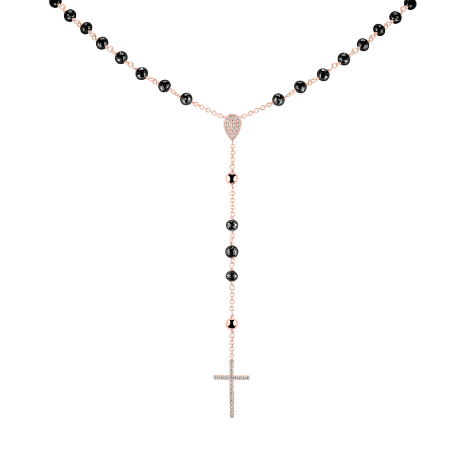 Náhrdelník s diamanty Elegant Cross