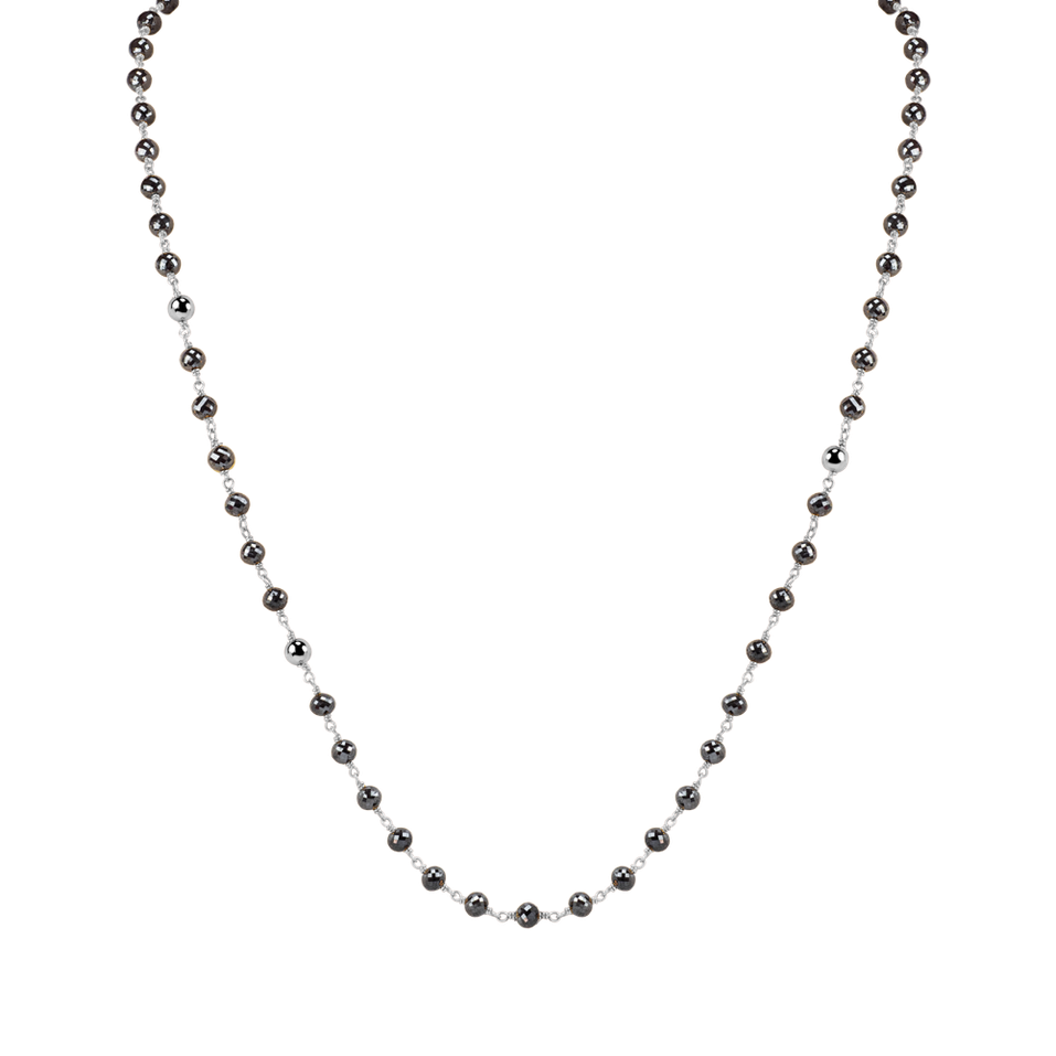 Náhrdelník s černými diamanty Darkness Sorrow