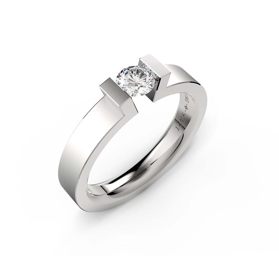 Prsten s diamantem Spannring HighEnd C