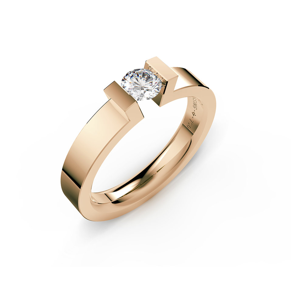 Prsten s diamantem Spannring HighEnd C
