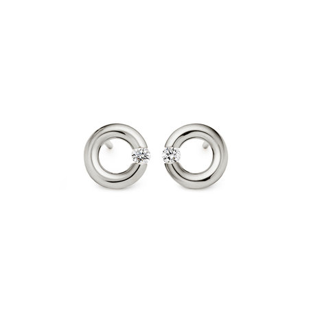 Náušnice s diamantem Spannring Earrings