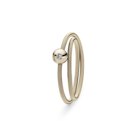 Prsten s diamantem Colette ring 2 windings