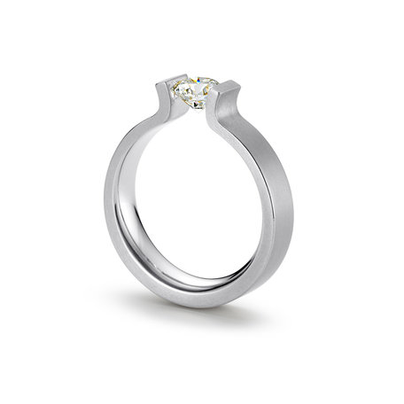 Prsten s diamantem Spannring Openend C