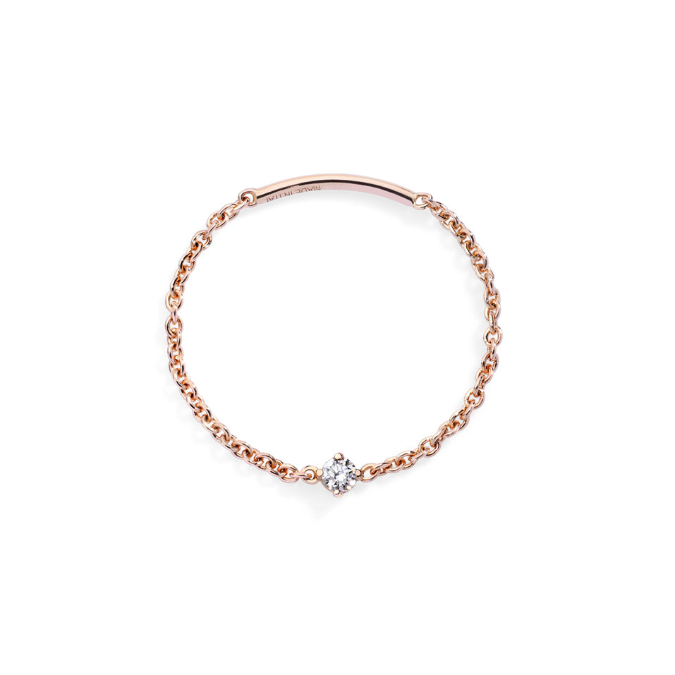 Prsten s diamantem Solitaire