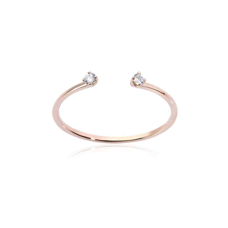 Prsten s diamantem Solitaire