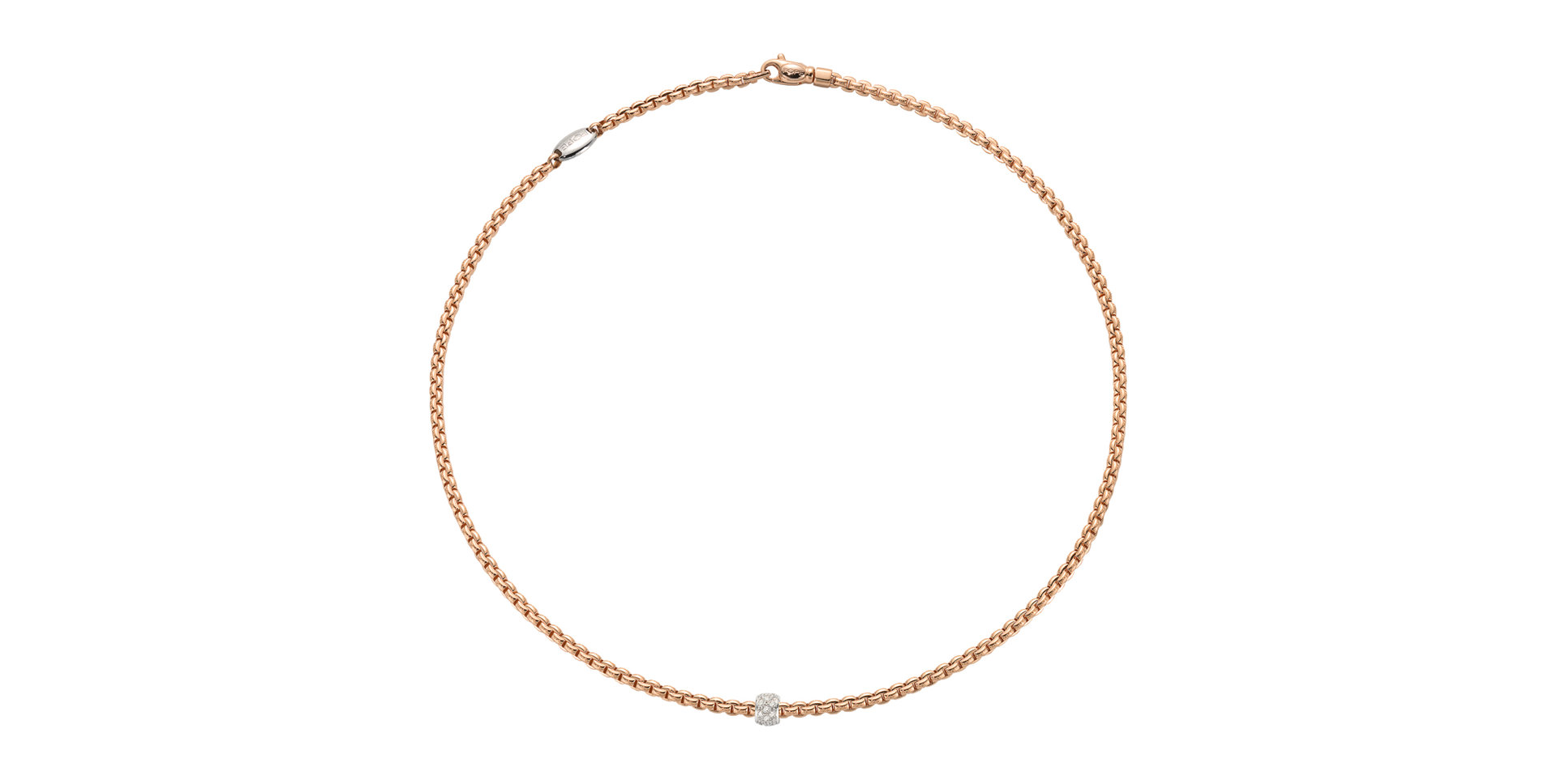 Náhrdelník s diamanty Flex'it