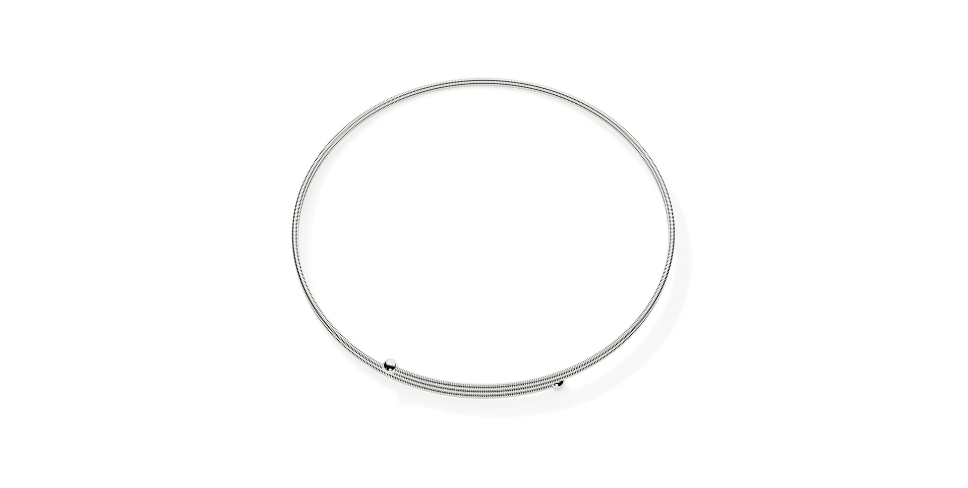 Náhrdelník platina Colette C Embrace collier 2 windings