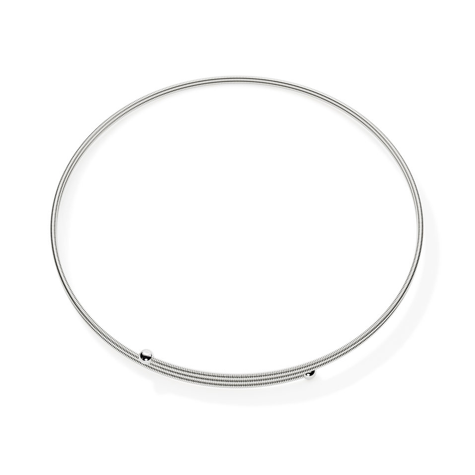 Náhrdelník platina Colette C Embrace collier 2 windings