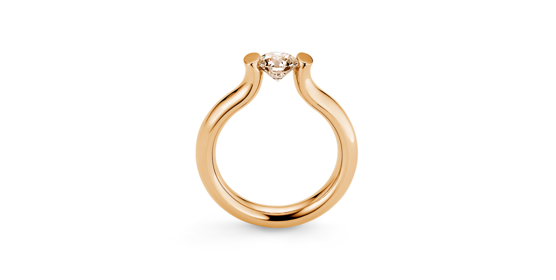 Prsten s diamantem Spannring Heaven