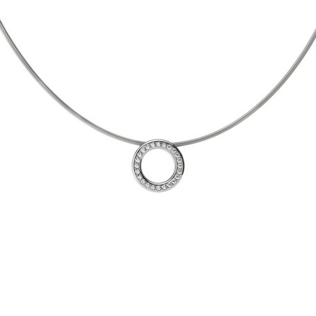 Přívěs platina s diamanty Satellite Orbit Pendant