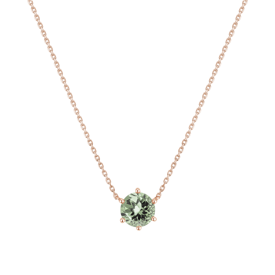 Náhrdelník s ametystem Essential Drop